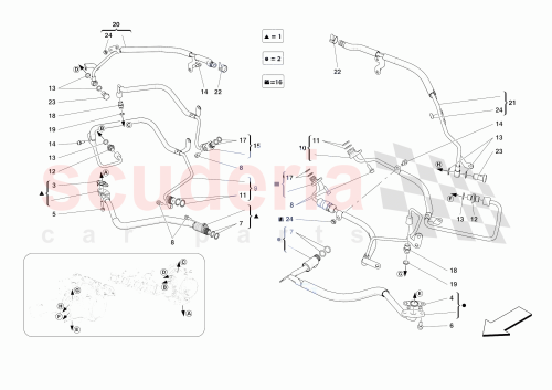 Part Diagram for Ferrari 000974393
