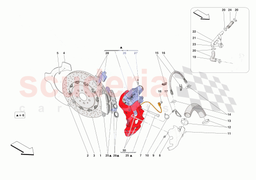 Part Diagram for Ferrari 972005