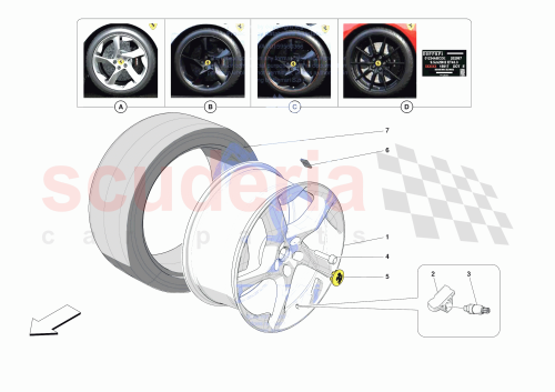 Part Diagram for Ferrari 915761