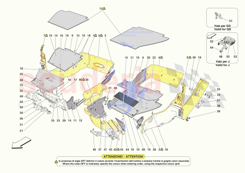 Part Diagram for Ferrari 961574