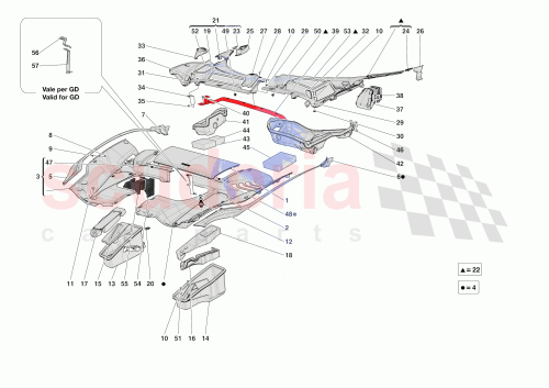 Part Diagram for Ferrari 978463