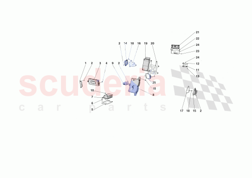 Part Diagram for Ferrari 901439