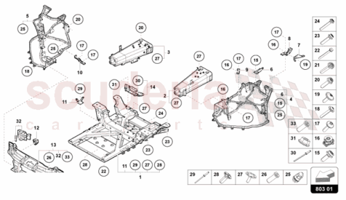 Part Diagram for Lamborghini 4KE959345A