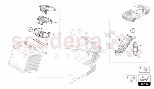 Part Diagram for Lamborghini 47B937548