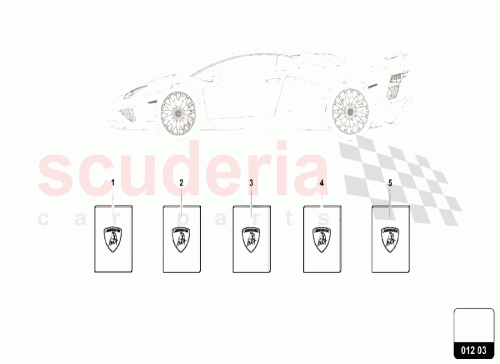Part Diagram for Lamborghini 475012715GC