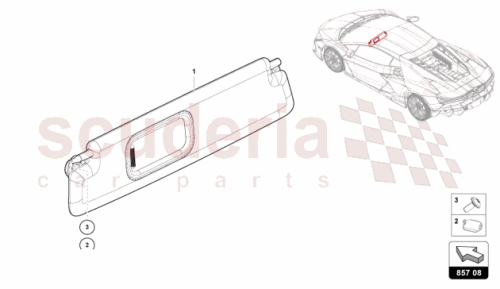 Part Diagram for Lamborghini 47B858558