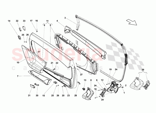 Part Diagram for Lamborghini 400867195J
