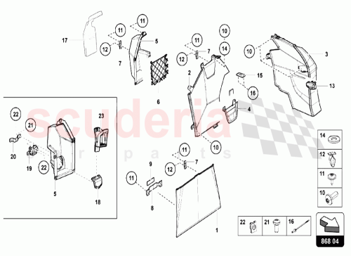 Part Diagram for Lamborghini 475867127C