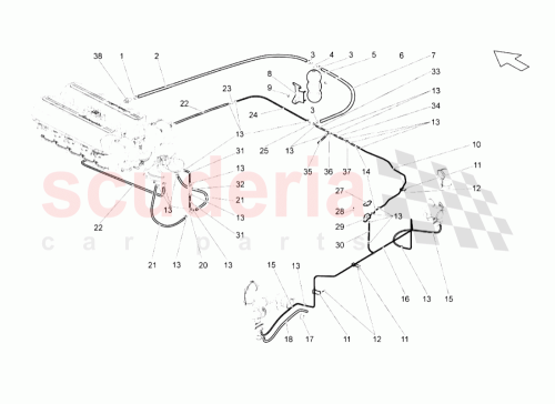 Part Diagram for Lamborghini 400131385B