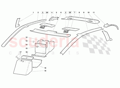 Part Diagram for Lamborghini 007858108