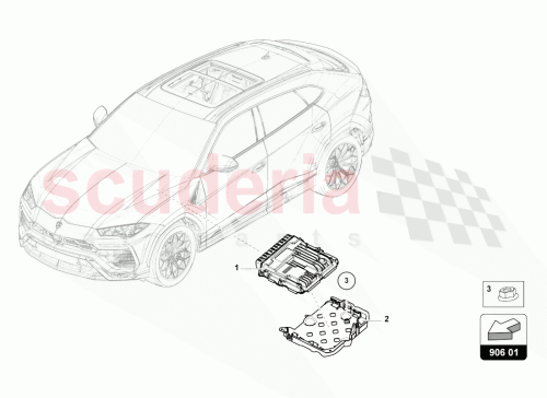 Part Diagram for Lamborghini 0P2907309A