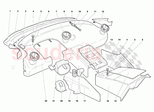 Part Diagram for Lamborghini 009414116