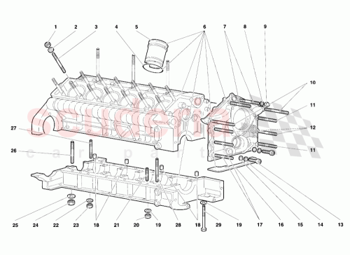 Part Diagram for Lamborghini 008401227