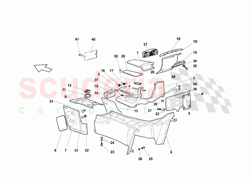 Part Diagram for Lamborghini 413863667B