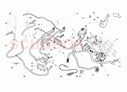 Part Diagram for Lamborghini 4B0422379