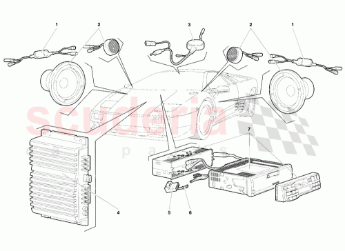 Part Diagram for Lamborghini 006132664