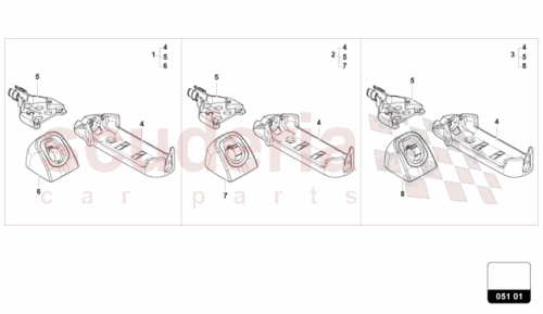 Part Diagram for Lamborghini 7PP971605
