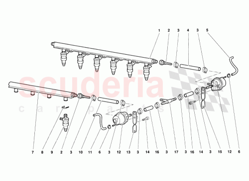 Part Diagram for Lamborghini 001330452