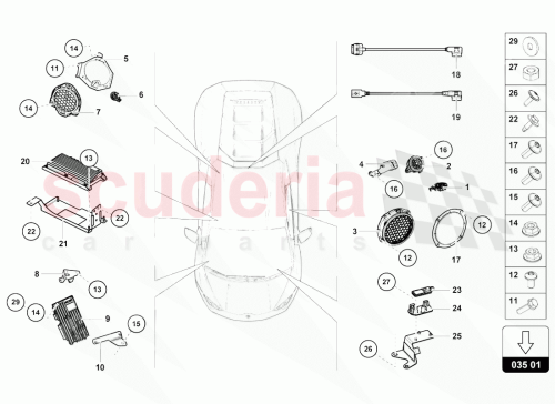 Part Diagram for Lamborghini 81A035466B