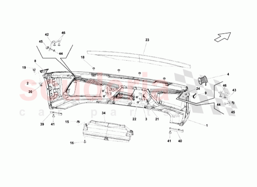 Part Diagram for Lamborghini 403807194