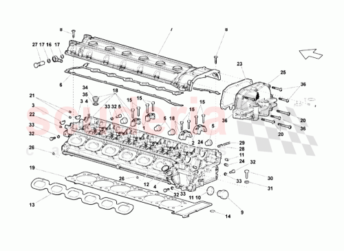 Part Diagram for Lamborghini N91071702