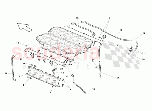 Part Diagram for Lamborghini 407201217B
