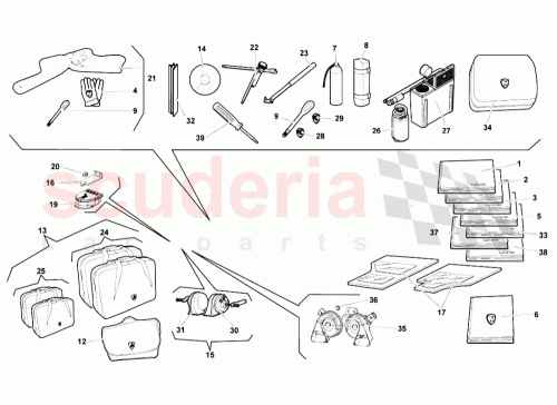 Part Diagram for Lamborghini 400012005AN