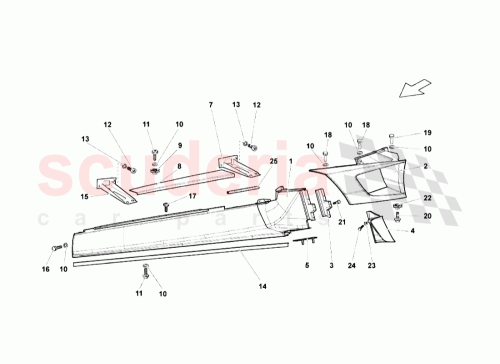 Part Diagram for Lamborghini 410853267