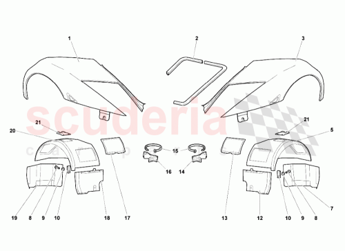 Part Diagram for Lamborghini 410805890