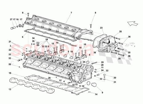 Part Diagram for Lamborghini N0102358