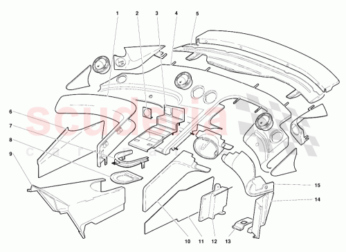 Part Diagram for Lamborghini 009458353
