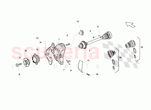 Part Diagram for Lamborghini 420407271A