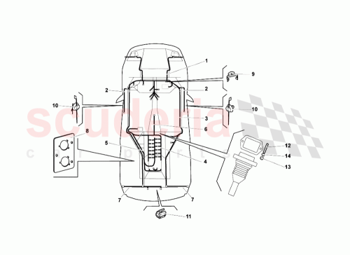 Part Diagram for Lamborghini 418971135T