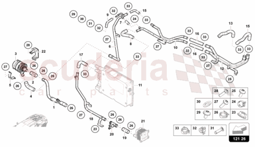 Part Diagram for Lamborghini 47B122922A