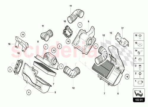 Part Diagram for Lamborghini 470905367A
