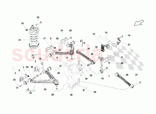 Part Diagram for Lamborghini 420501430M