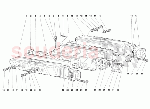 Part Diagram for Lamborghini 001326181