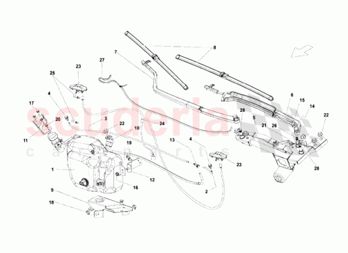Part Diagram for Lamborghini 402955425C