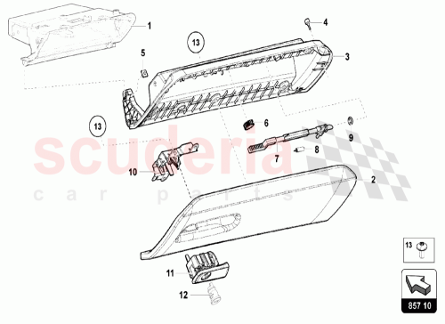 Part Diagram for Lamborghini 472857131