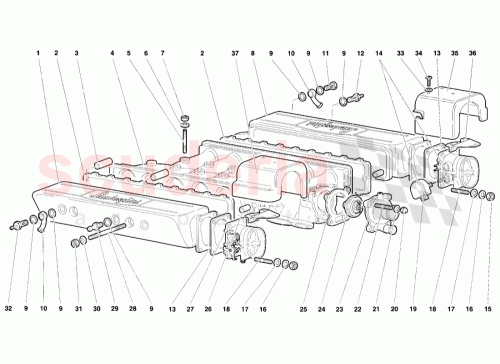 Part Diagram for Lamborghini 008410803