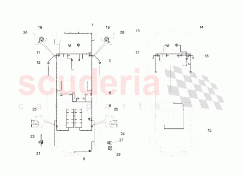 Part Diagram for Lamborghini 408971135BA
