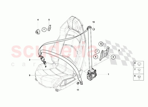 Part Diagram for Lamborghini 470810011