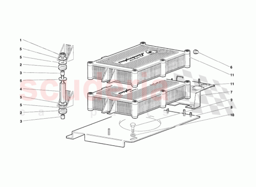 Part Diagram for Lamborghini 008610701