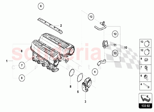 Part Diagram for Lamborghini N10405702