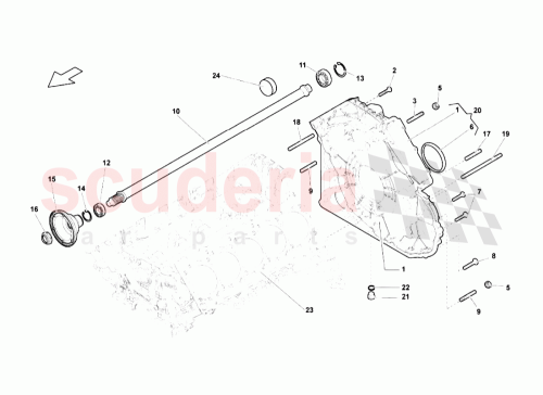 Part Diagram for Lamborghini 07L103173F