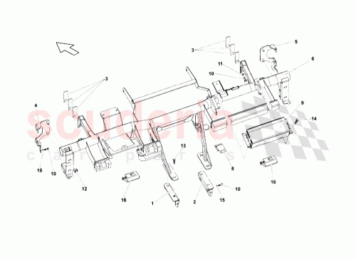 Part Diagram for Lamborghini 402857017B