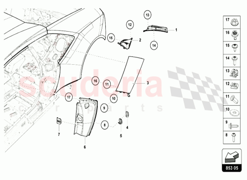 Part Diagram for Lamborghini N90958903