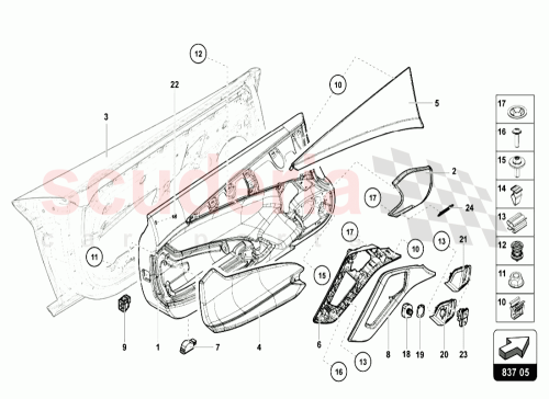 Part Diagram for Lamborghini 471867006D
