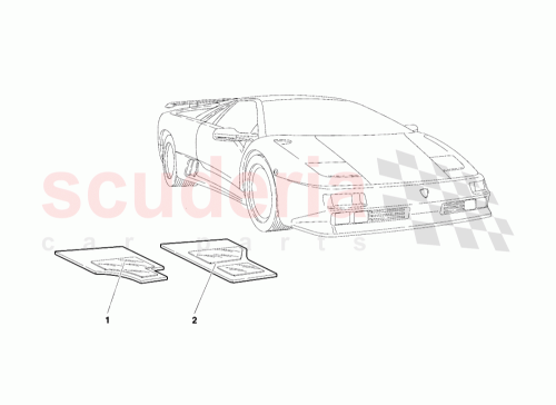 Part Diagram for Lamborghini 009458128