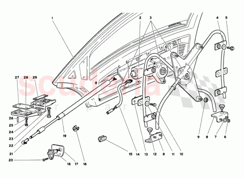 Part Diagram for Lamborghini 0072009904